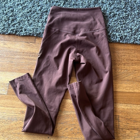 Girlfriend Collective Brown Leggings Size XXS - Picture 3 of 11